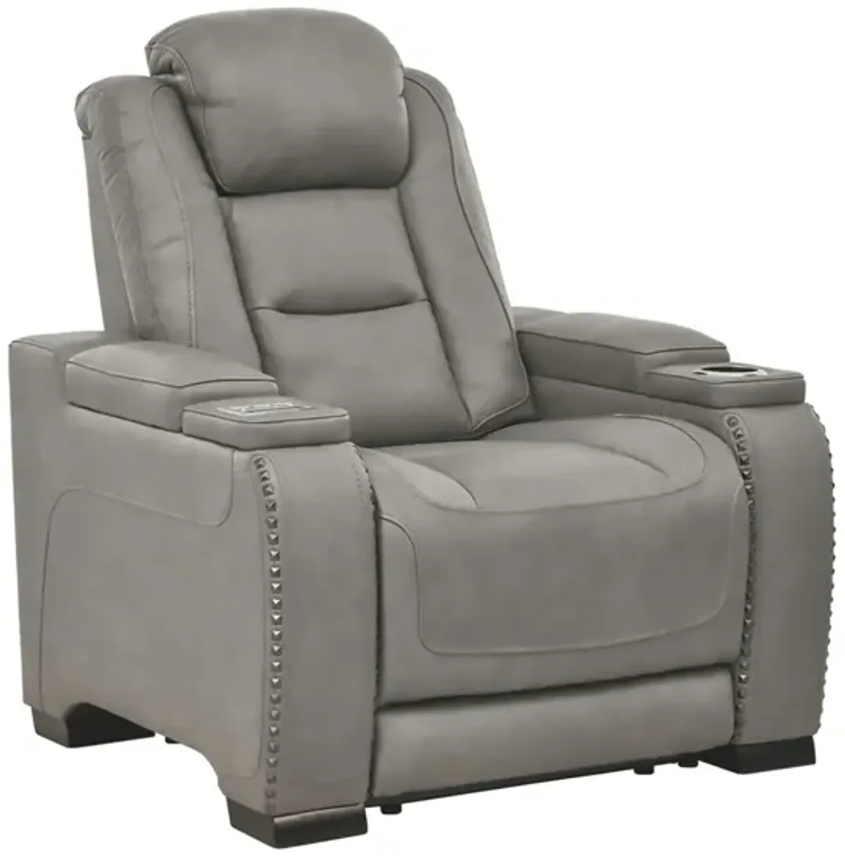 MAN-DEN GRAY 3P POWER RECLINER