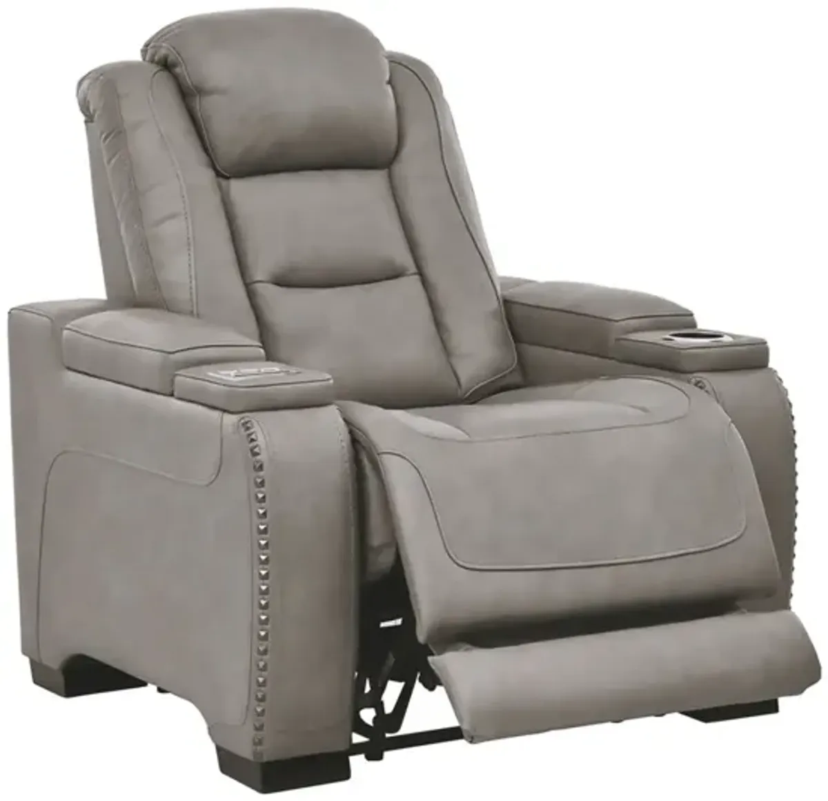 MAN-DEN GRAY 3P POWER RECLINER