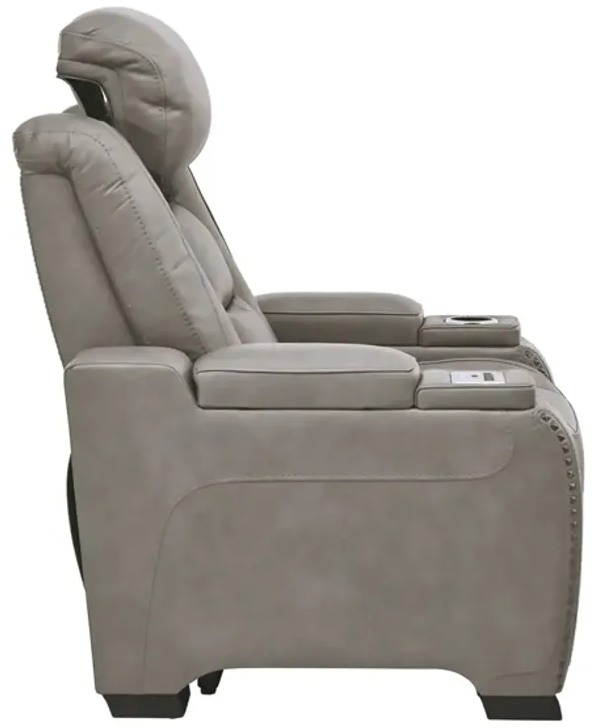 MAN-DEN GRAY 3P POWER RECLINER