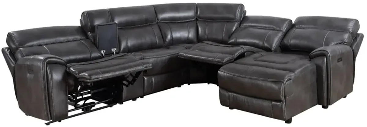 PROVO 6 PIECE POWER SECTIONAL