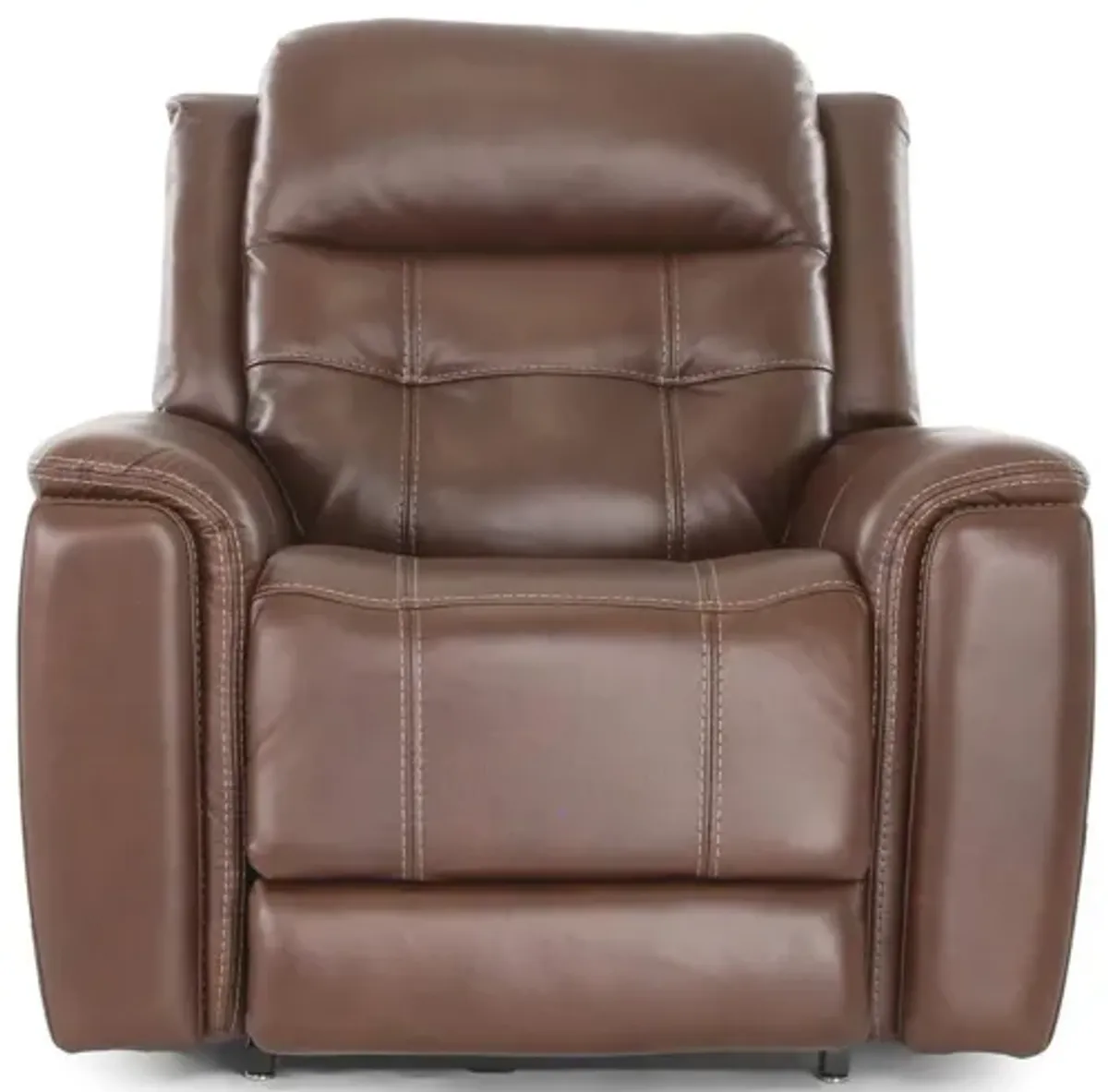 COFFEE 100% LEATHER LIFT CHAIR WITH HEAT, POWER ADJUSTABLE HEADREST AND LUMBAR