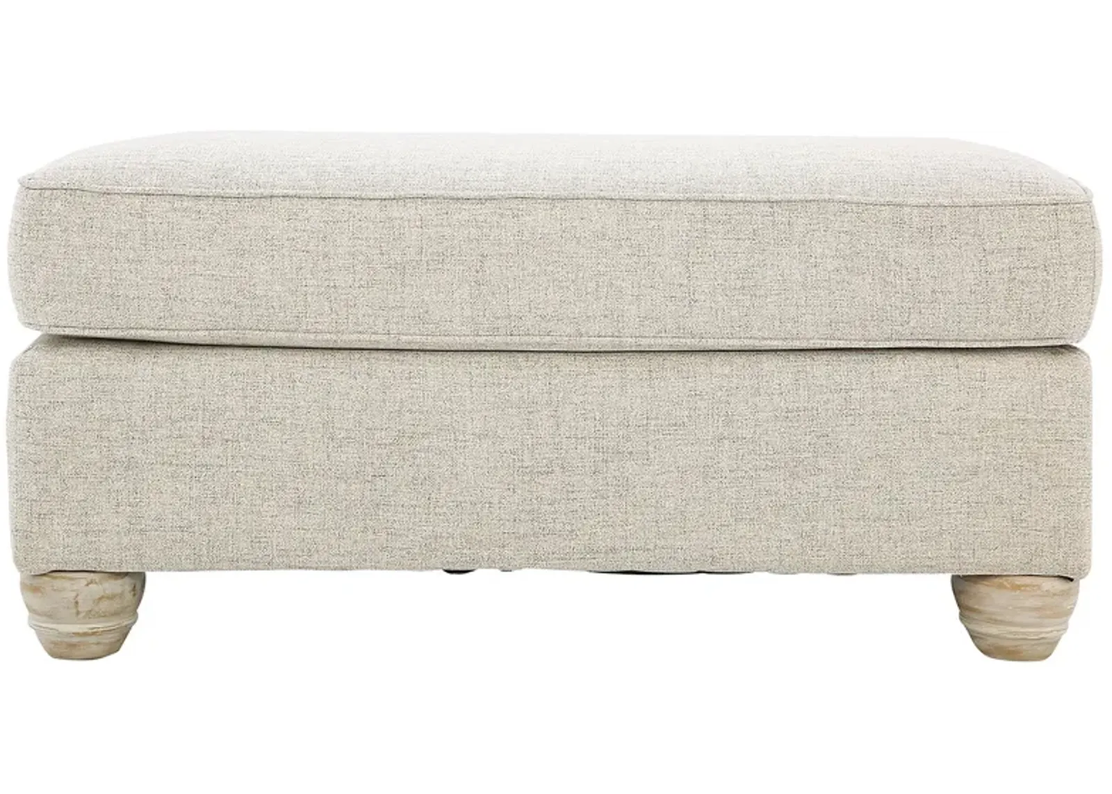 TRAEMORE LINEN OTTOMAN