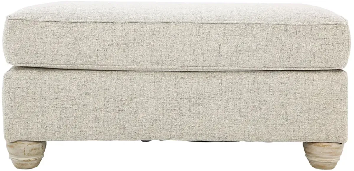 TRAEMORE LINEN OTTOMAN