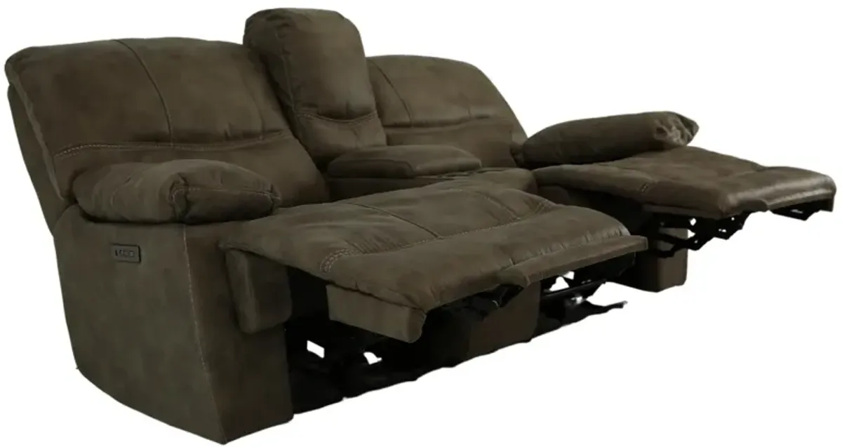 ODESSA TUMBLEWEED 2P POWER ZERO GRAVITY RECLINING LOVESEAT WITH CONSOLE