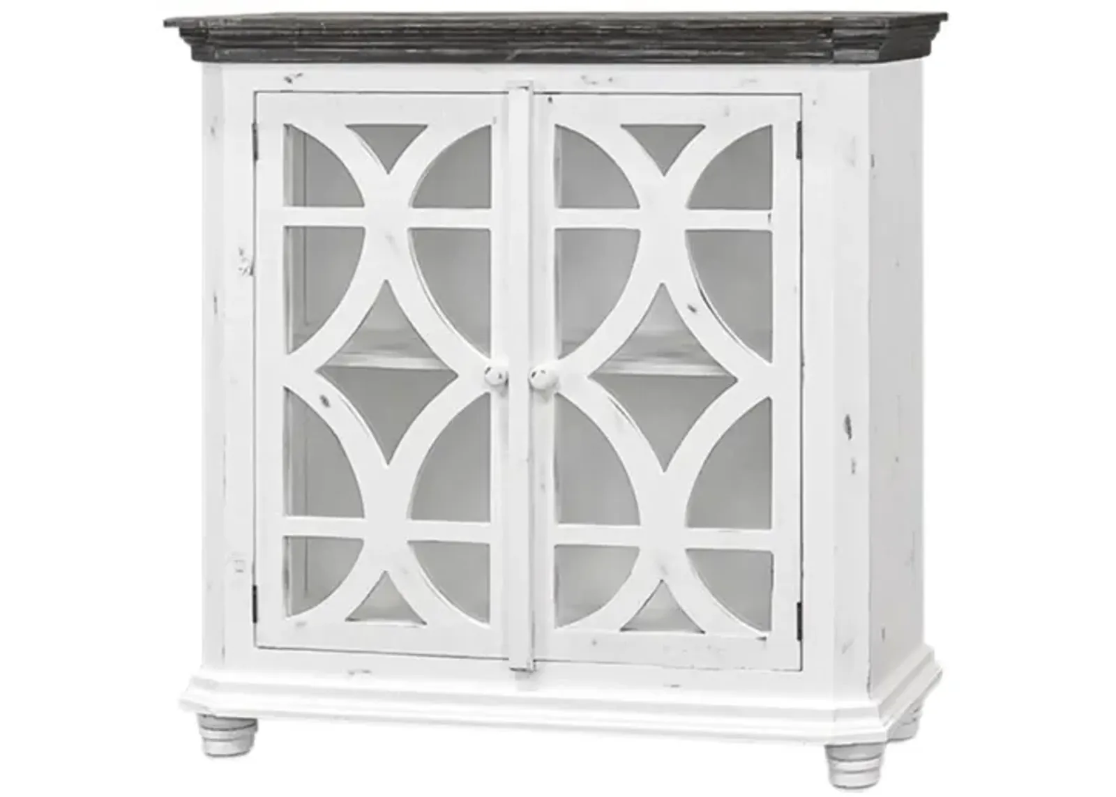 PARK AVENUE WHITE/WEATHERED CABINET