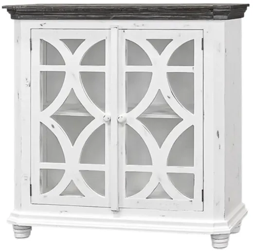 PARK AVENUE WHITE/WEATHERED CABINET