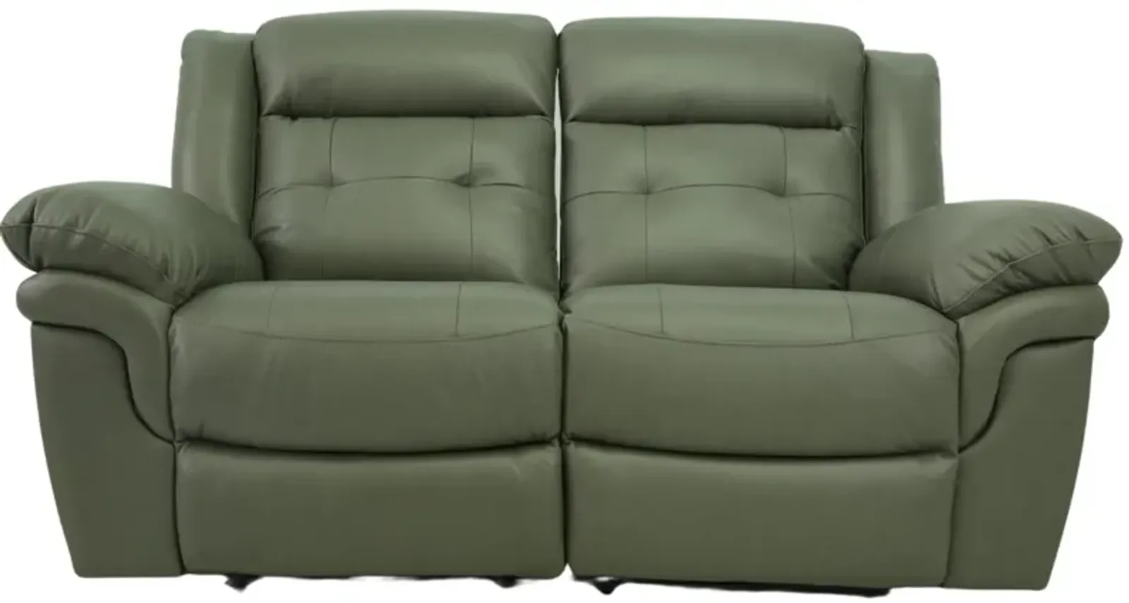 NEWBURY STONE LEATHER 1P POWER LOVESEAT