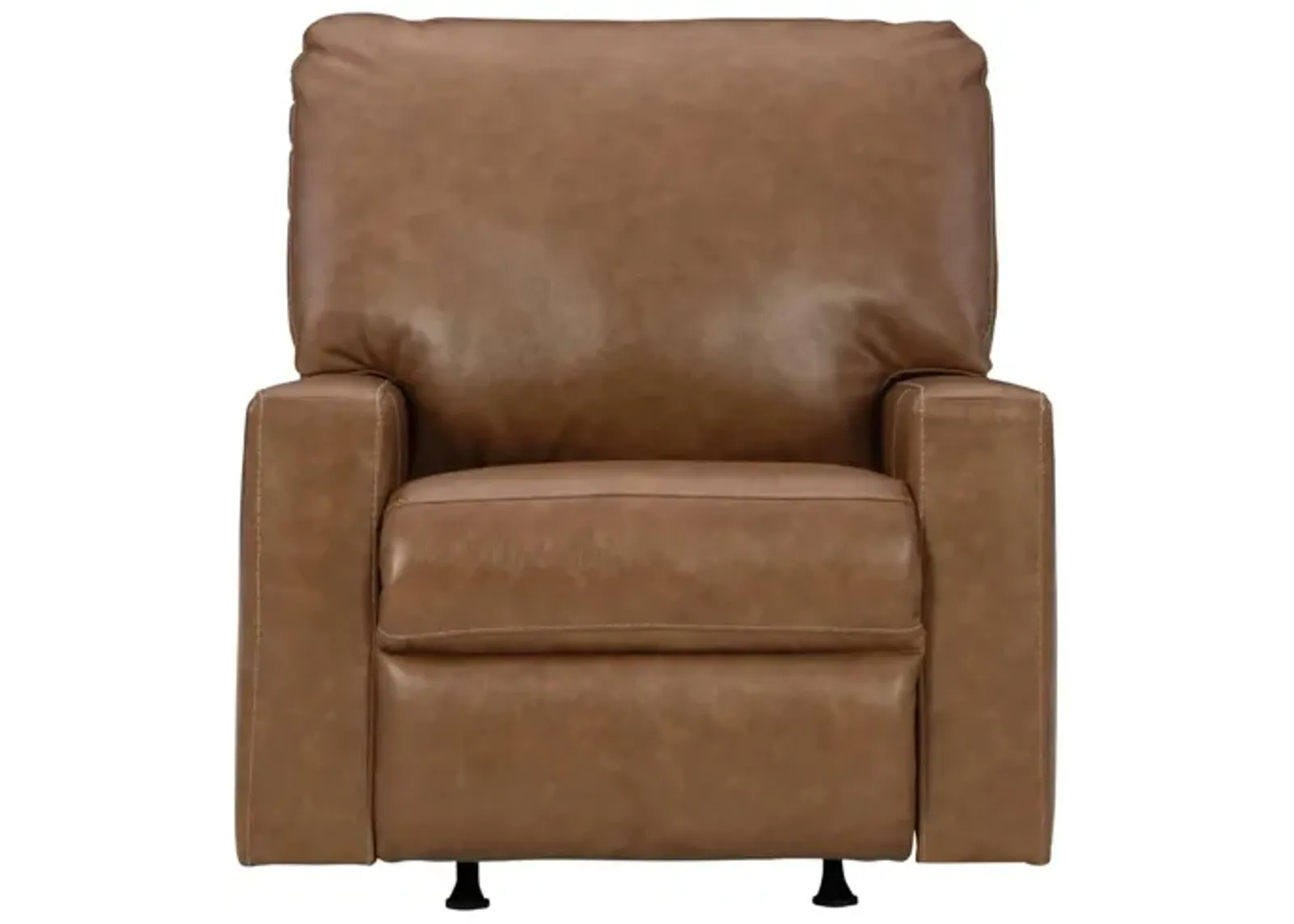 BOLSENA CARAMEL LEATHER RECLINER