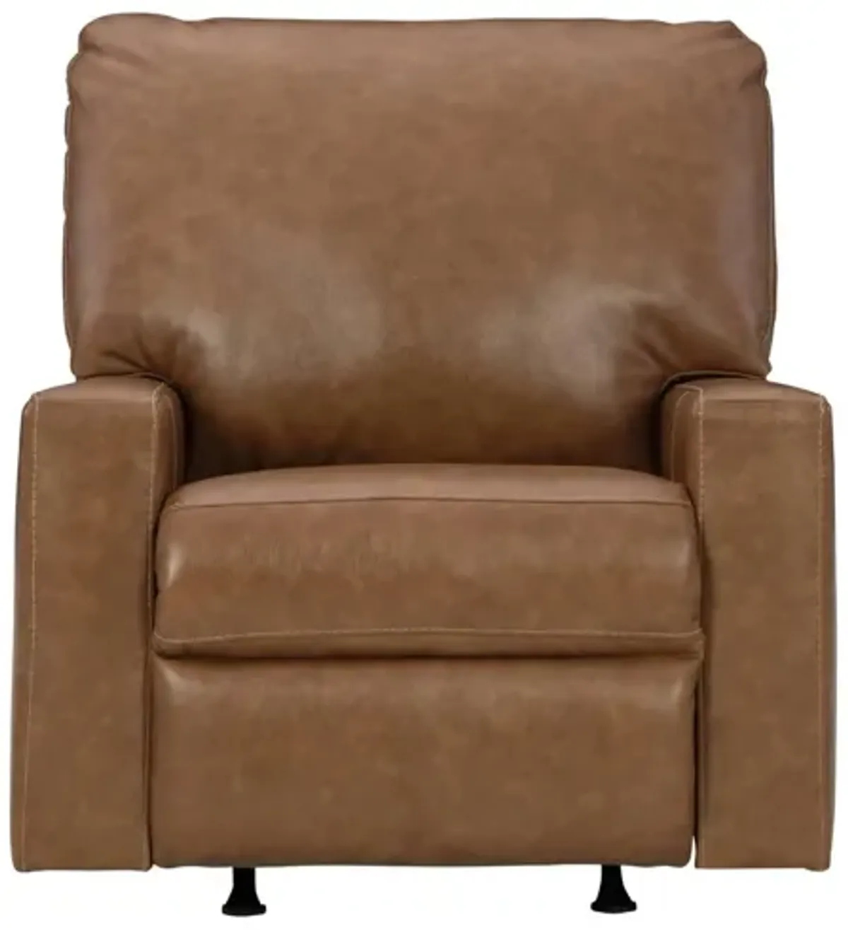 BOLSENA CARAMEL LEATHER RECLINER