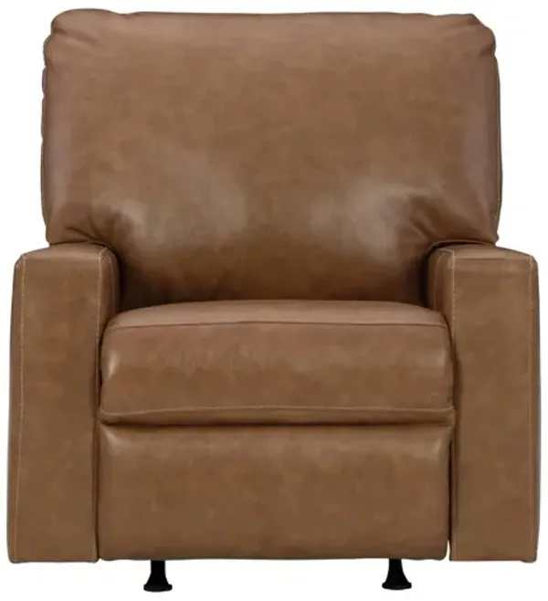 BOLSENA CARAMEL LEATHER RECLINER
