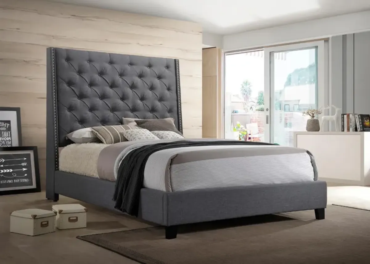 CHANTILLY GREY QUEEN BED