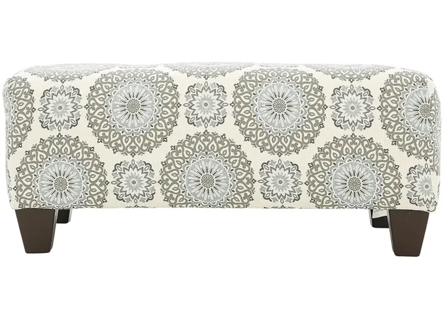 CHARISMA LINEN COCKTAIL OTTOMAN