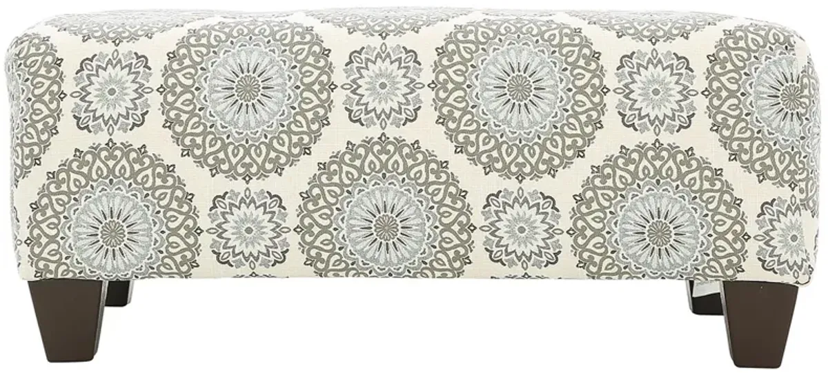 CHARISMA LINEN COCKTAIL OTTOMAN