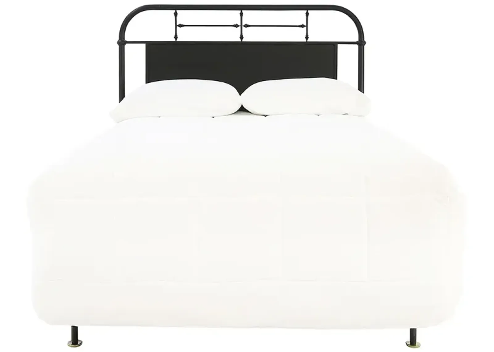 JOLENE VINTAGE BLACK FULL HEADBOARD