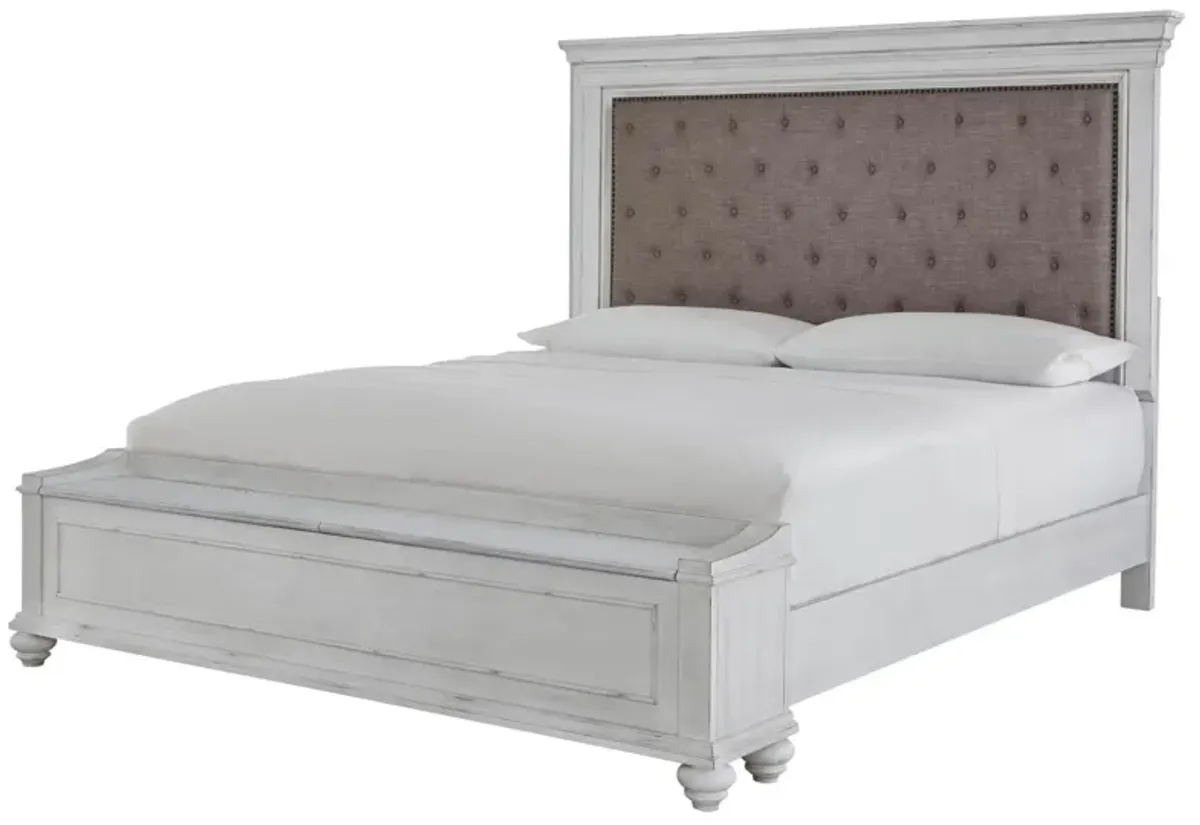 KANWYN KING STORAGE UPHOLSTERED BED