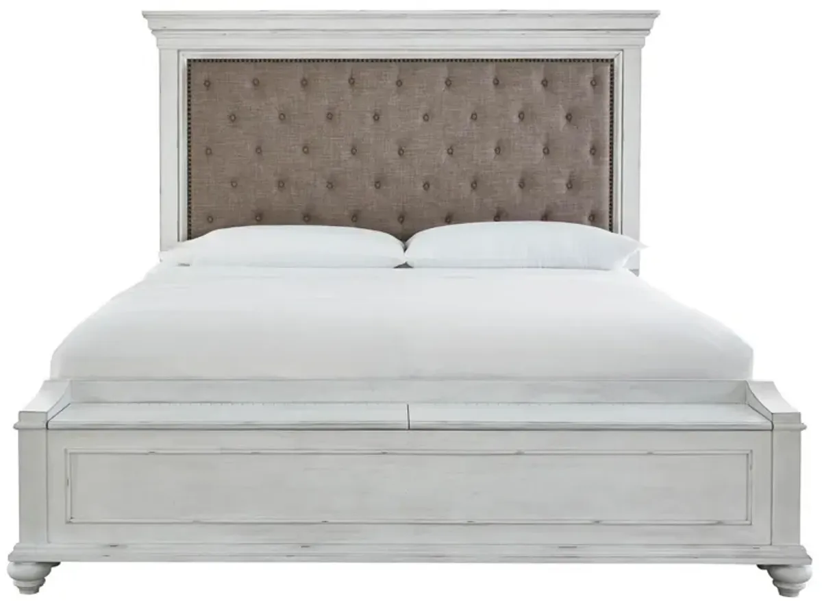 KANWYN KING STORAGE UPHOLSTERED BED