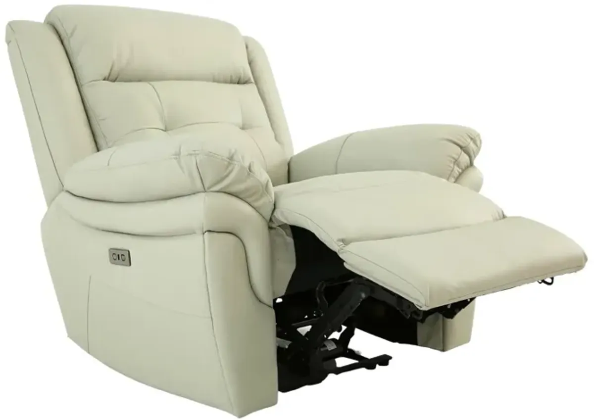 NEWBURY DOVE LEATHER 1P POWER RECLINER