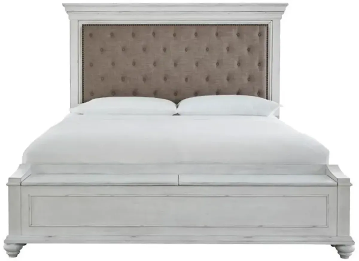 KANWYN KING UPHOLSTERED PANEL BED