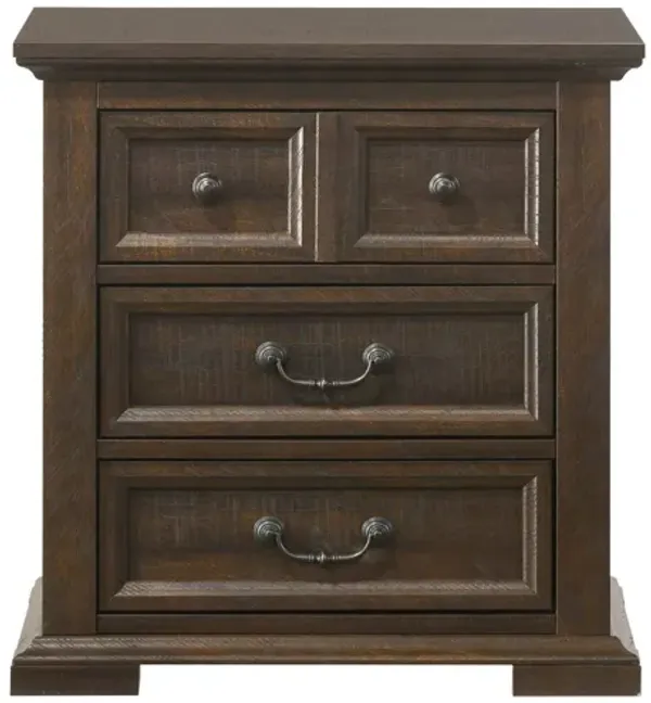 MOSSBERG RUSTIC OAK NIGHTSTAND