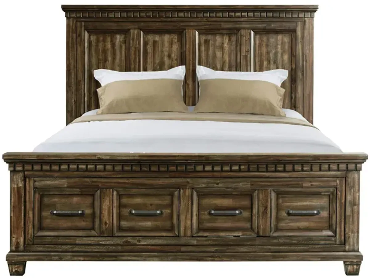 MCCOY CHARCOAL QUEEN BED