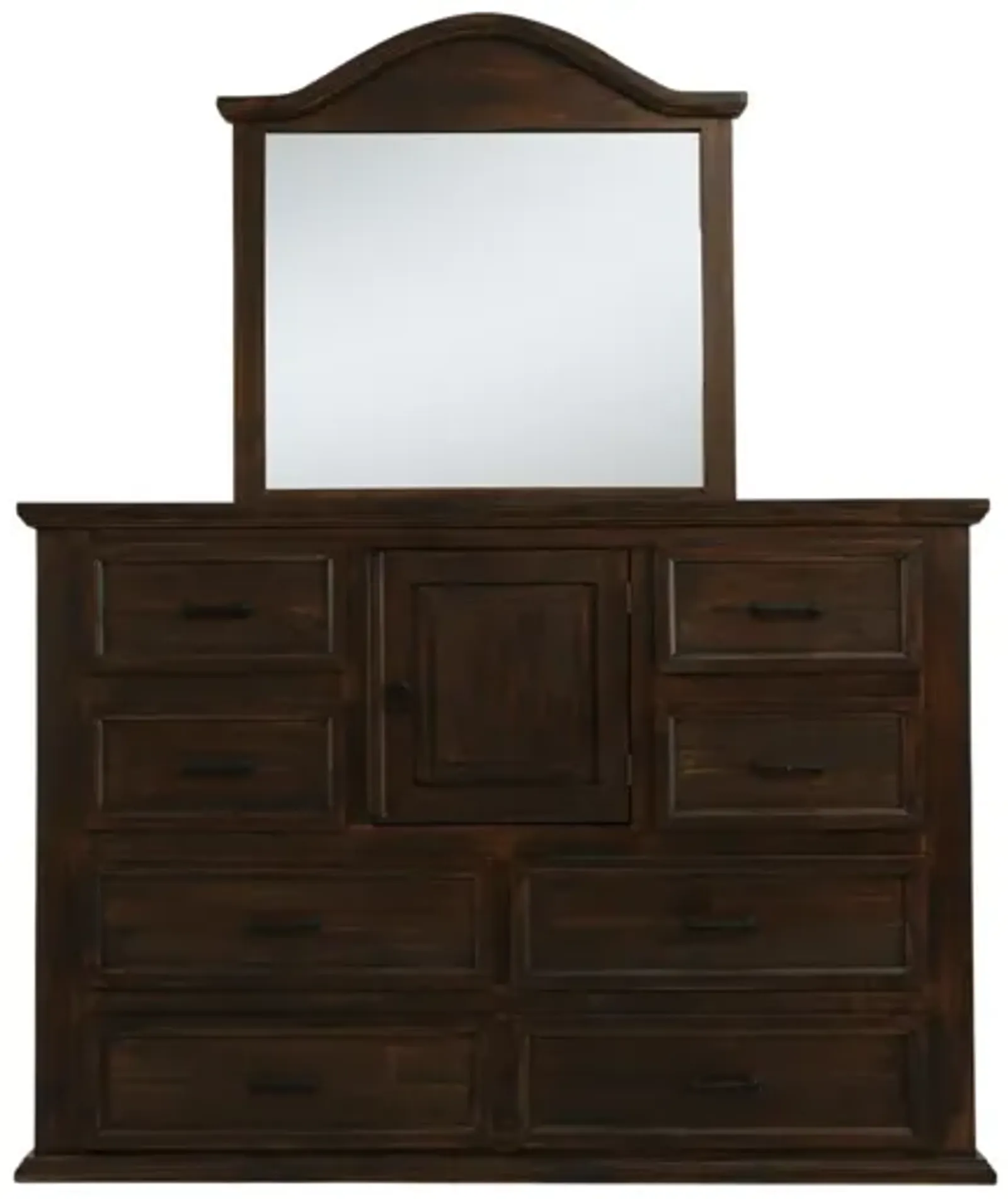 MANSION TOBACCO DRESSER AND MIRROR