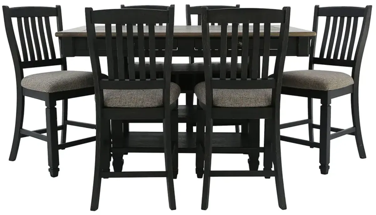 TYLER CREEK 7 PIECE PUB DINING SET