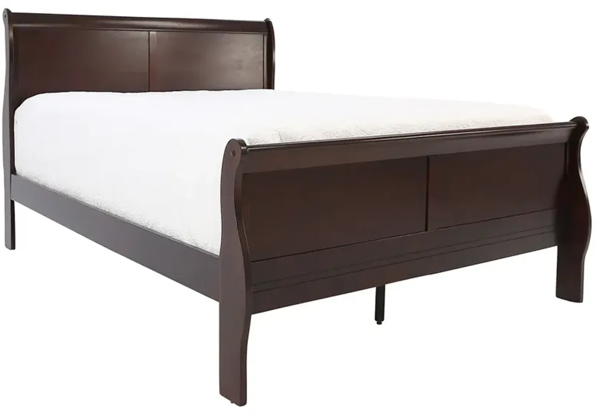 LOUIS PHILIP CHERRY KING BED