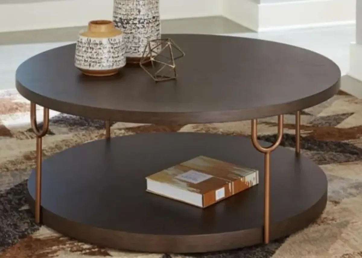 BRAZBURN ROUND COCKTAIL TABLE