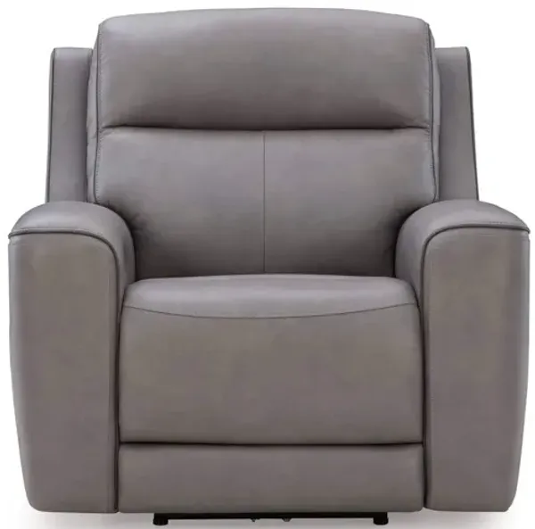 ZELDA COIN LEATHER 2P POWER RECLINER WITH ADJUSTABLE HEADREST