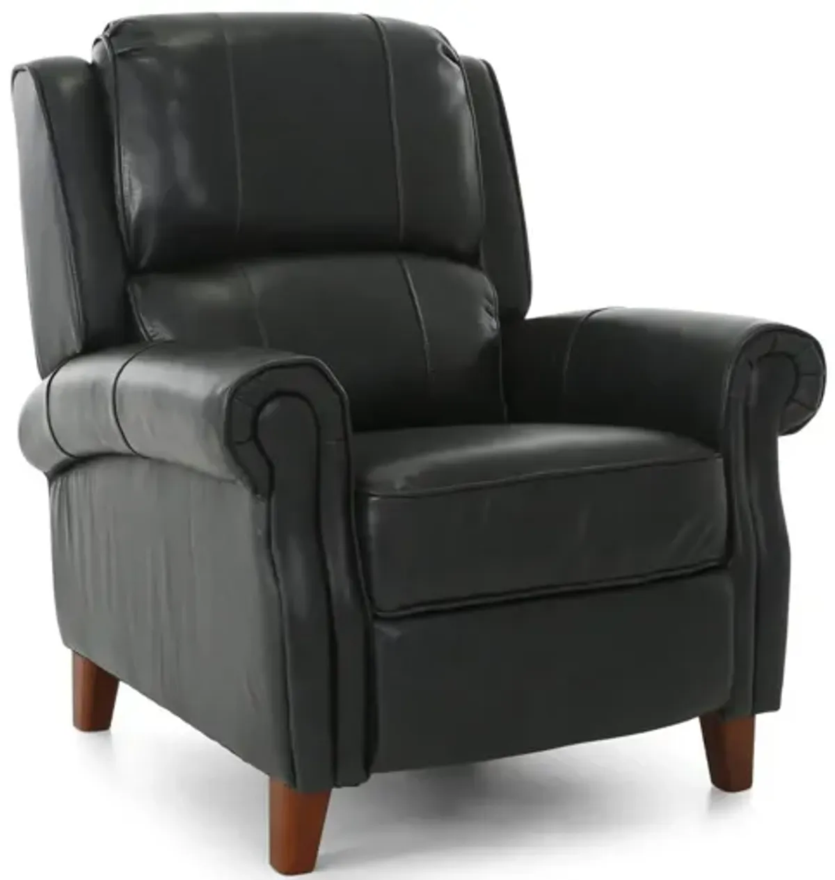 BRADENTON BLUEBERRY LEATHER PUSH BACK RECLINER