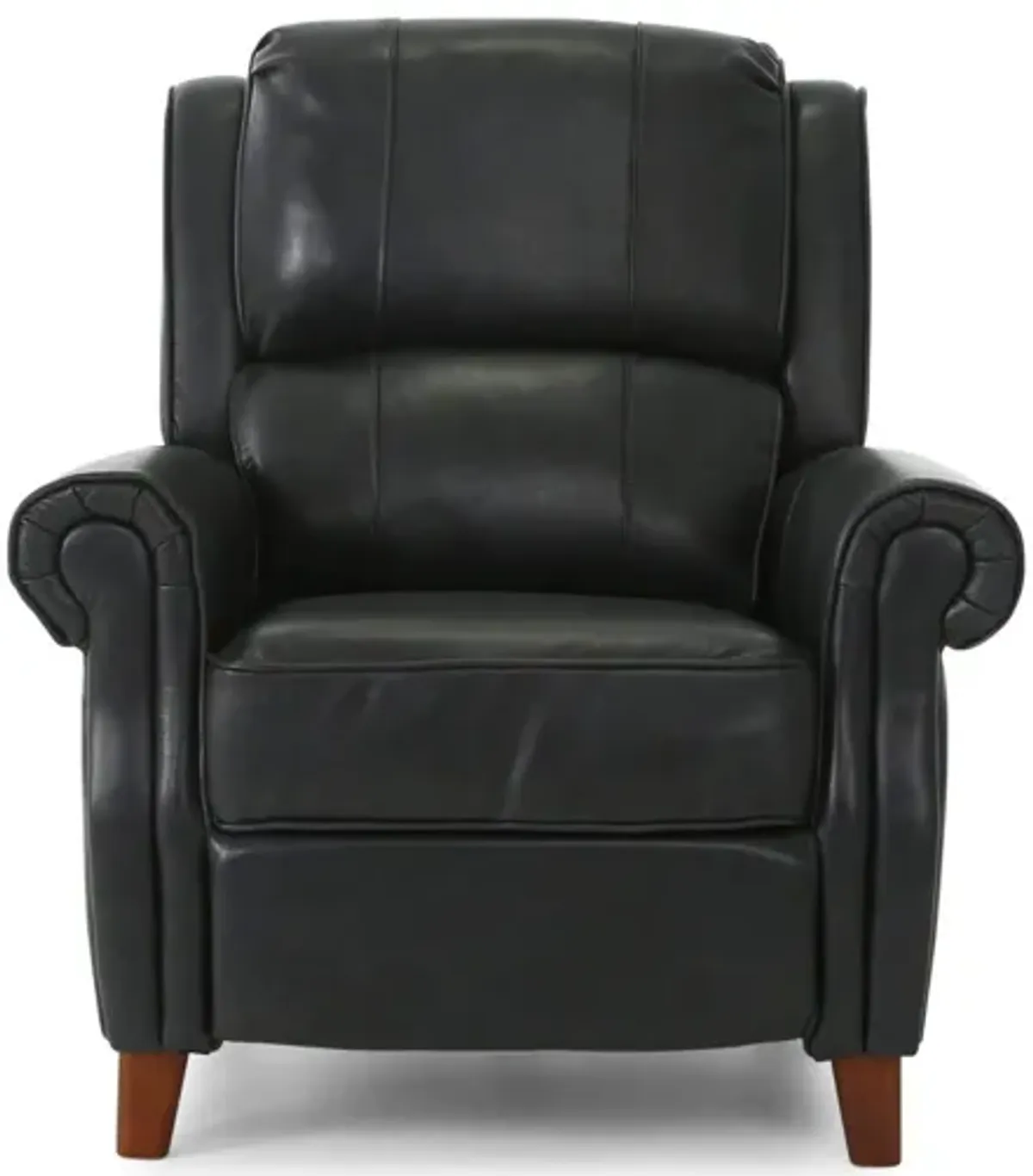 BRADENTON BLUEBERRY LEATHER PUSH BACK RECLINER