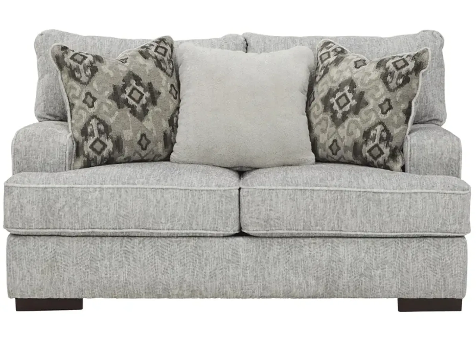 MERCADO PEWTER LOVESEAT