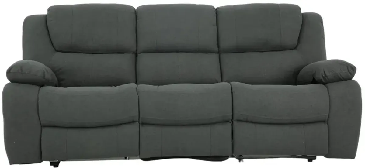 EASTON CHARCOAL RECLINING SOFA