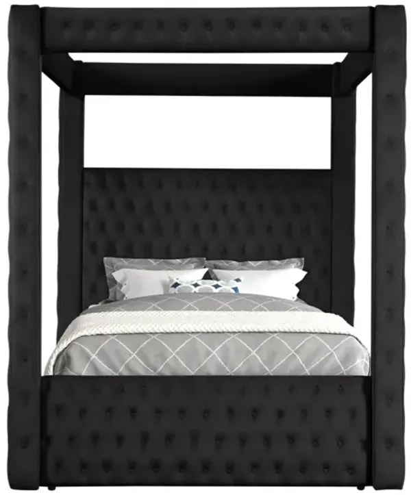ANNABELLE BLACK CANOPY QUEEN BED