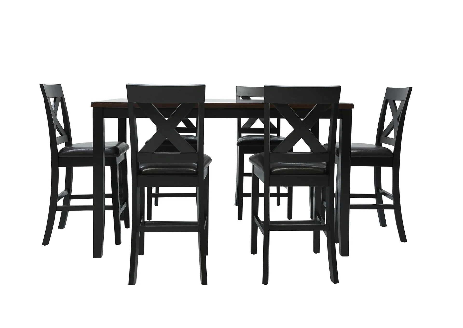 THORNTON 7 PIECE GATHERING TABLE SET