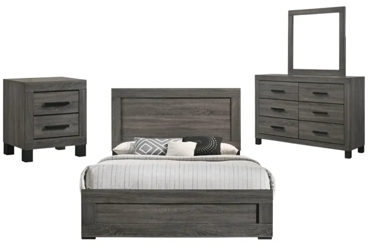 AMELIE GREY FULL BEDROOM SET