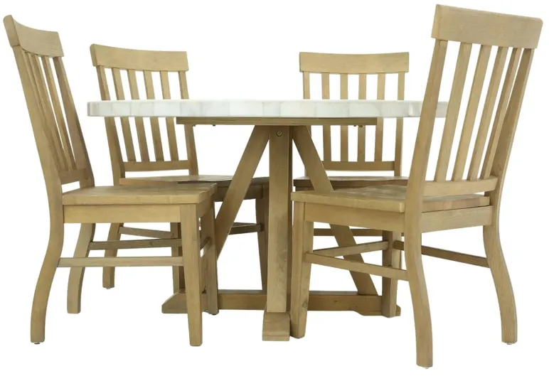 LAKEVIEW 5 PIECE ROUND DINING SET