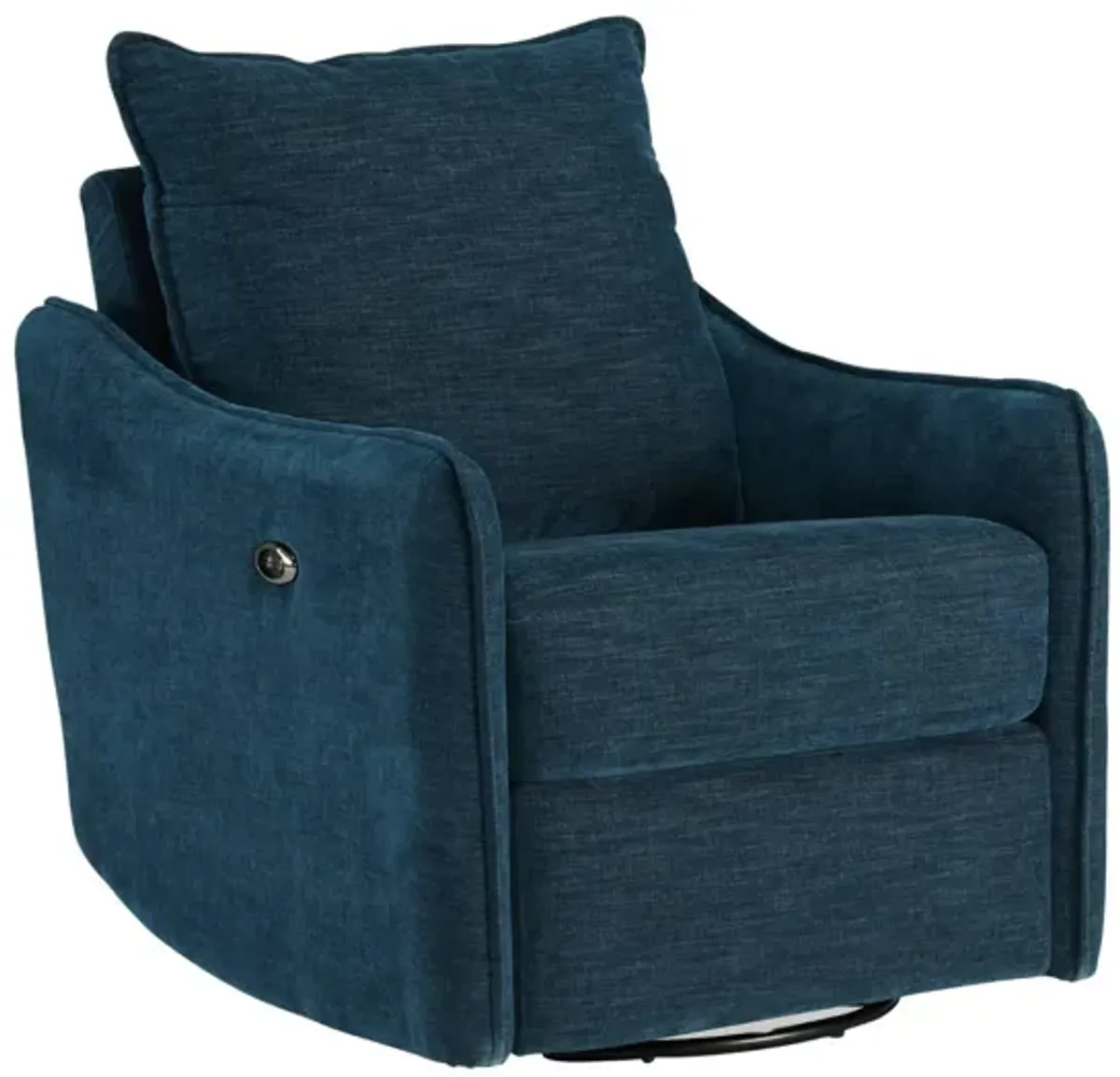 MCBURG NAVY SWIVEL POWER RECLINER