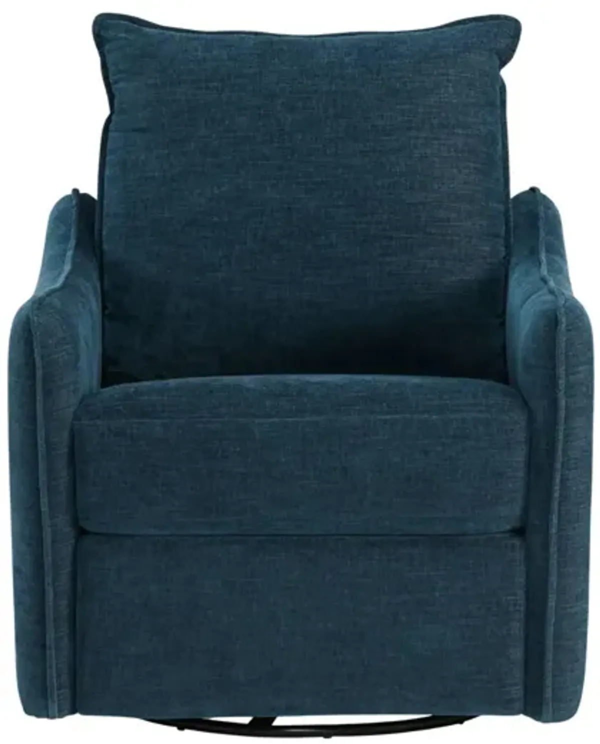 MCBURG NAVY SWIVEL POWER RECLINER