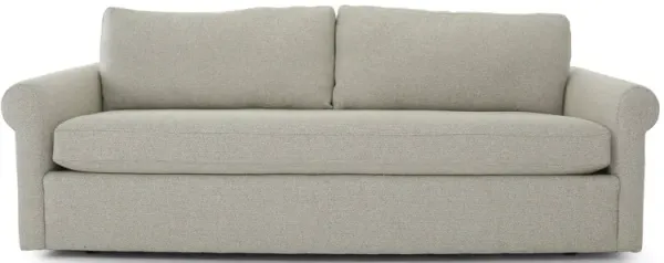 COLCHESTER PEPPER SOFA WITH BENCH SEAT AND ROLL ARM