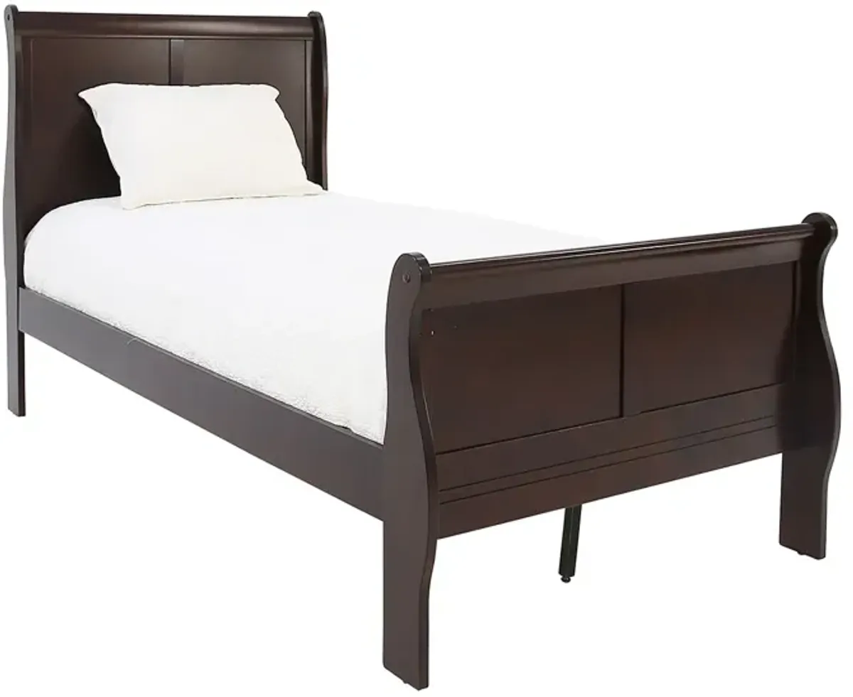 LOUIS PHILIP CHERRY TWIN BED