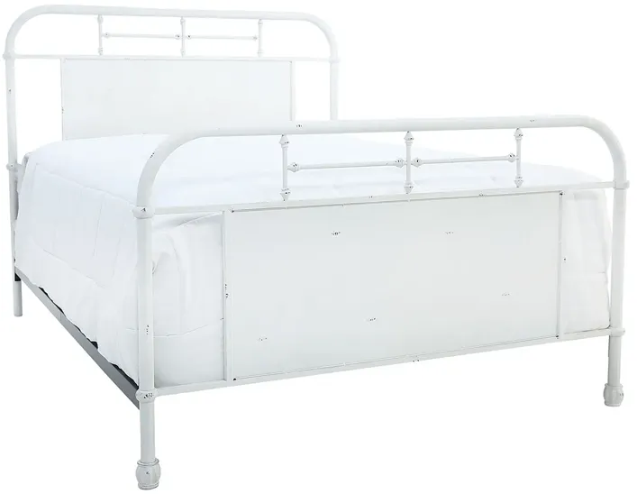 JOLENE ANTIQUE WHITE FULL BED