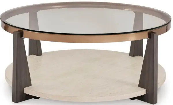 FRAZWA ROUND COCKTAIL TABLE