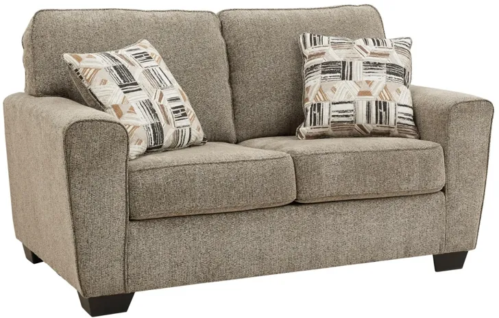 MCCLUER MOCHA LOVESEAT