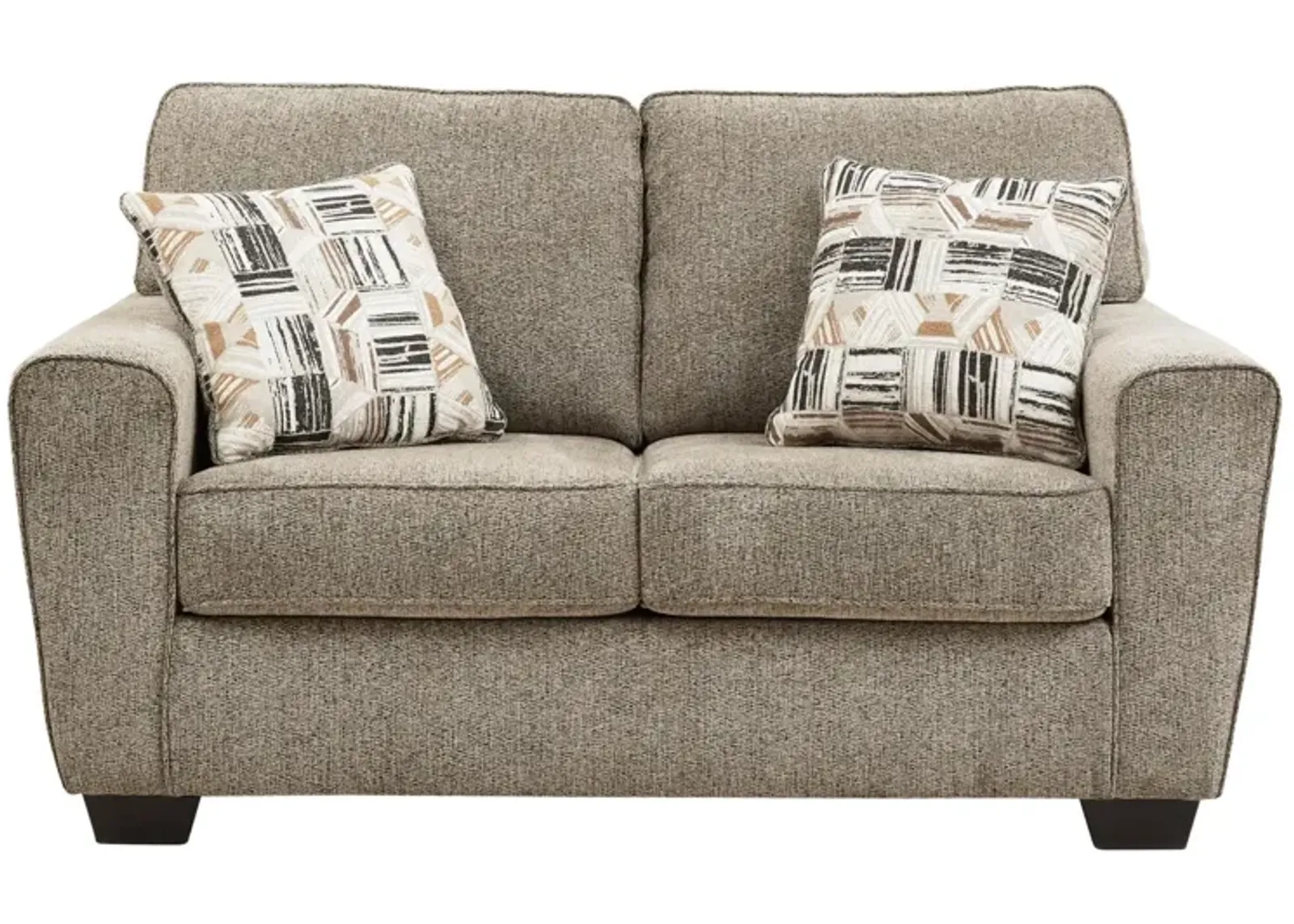 MCCLUER MOCHA LOVESEAT