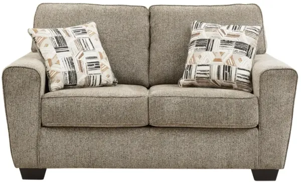 MCCLUER MOCHA LOVESEAT
