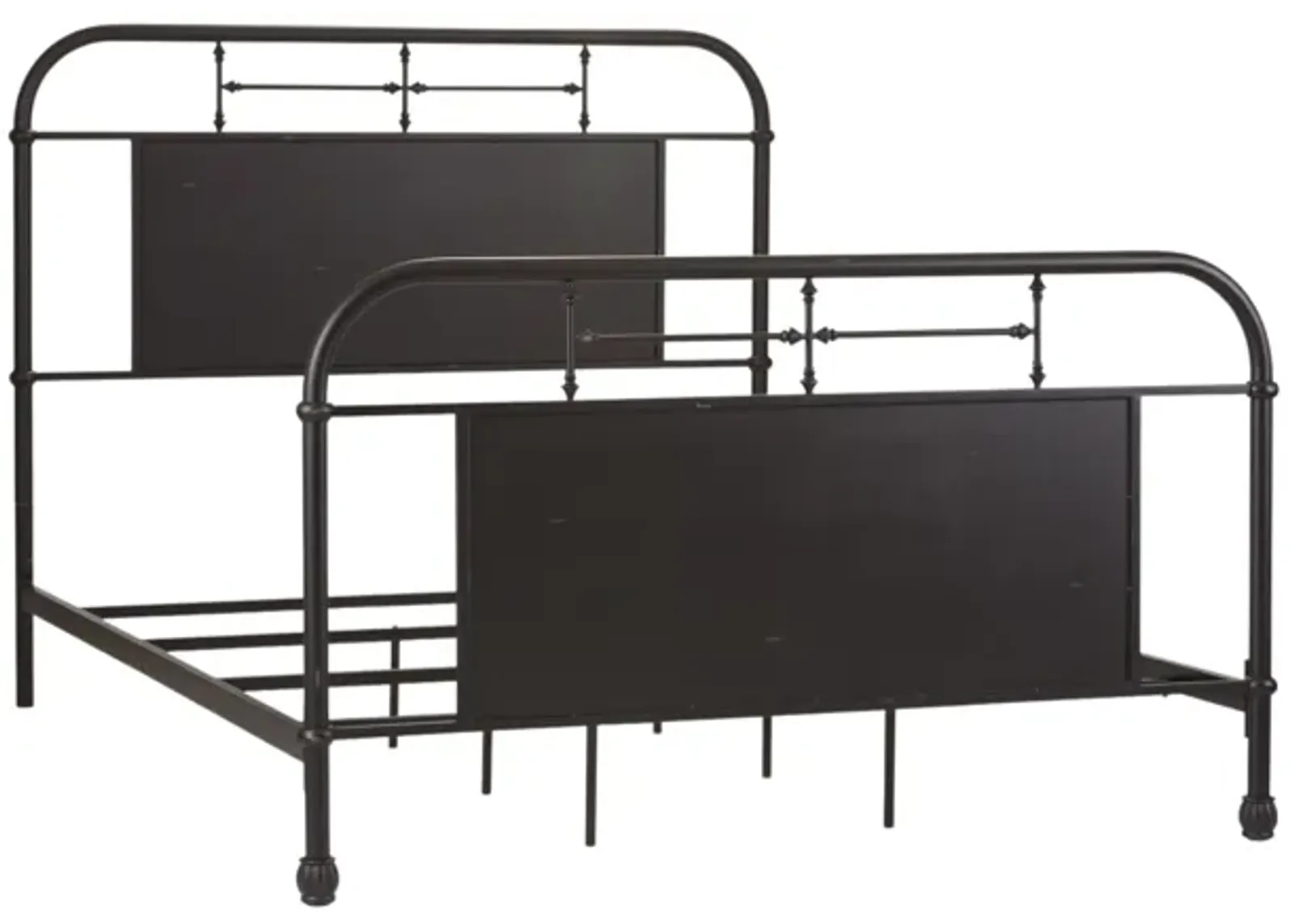 JOLENE VINTAGE BLACK KING BED