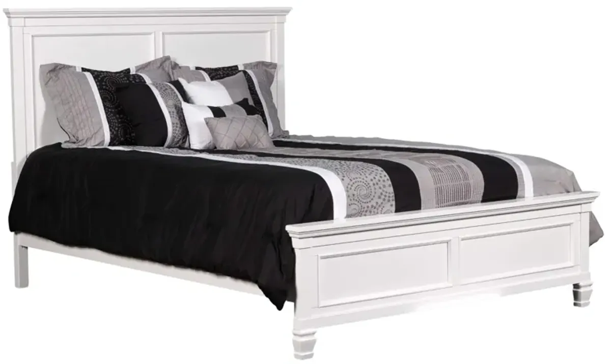 TAMARACK WHITE QUEEN BED