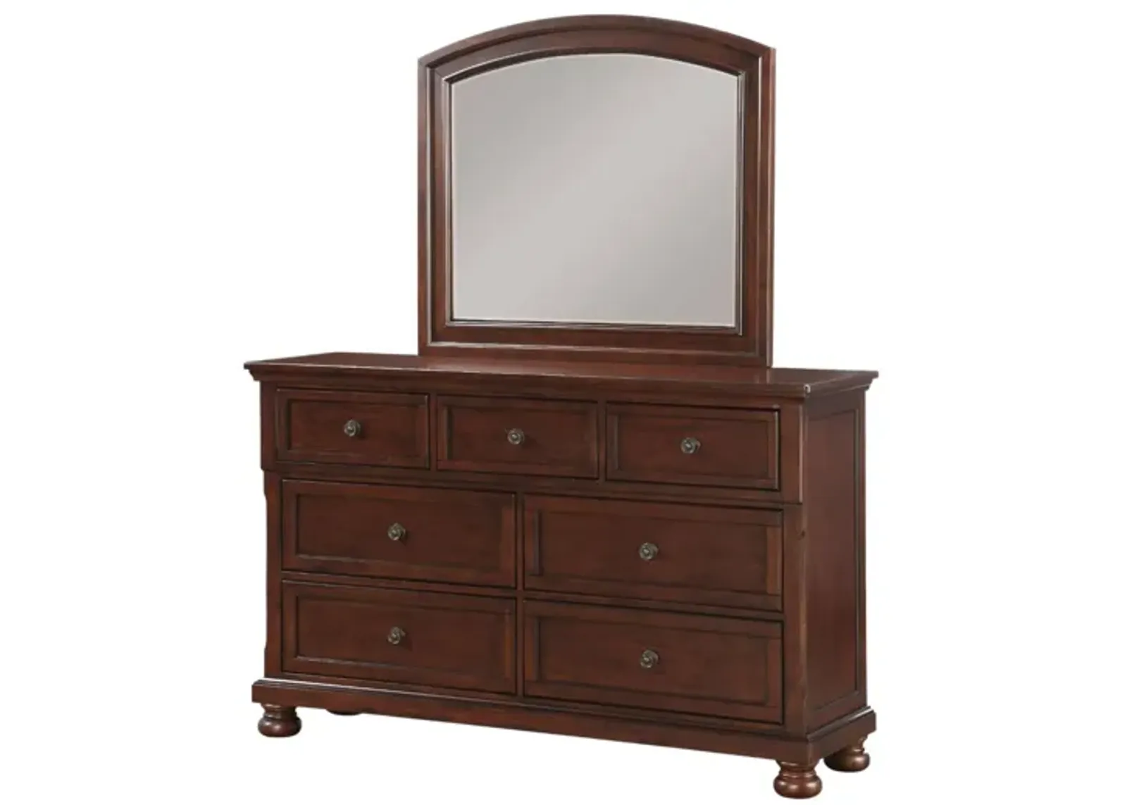 KINGSMAN CHERRY DRESSER AND MIRROR