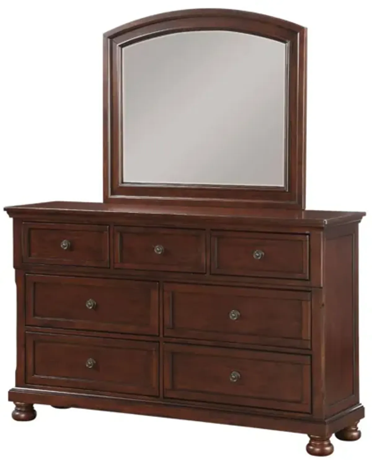 KINGSMAN CHERRY DRESSER AND MIRROR